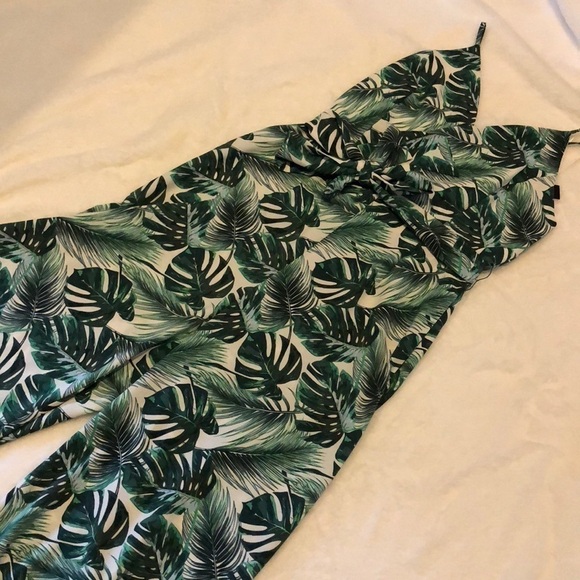 Massimo Fabbro Jumpsuit Tropical Green size 8 - Picture 1 of 5